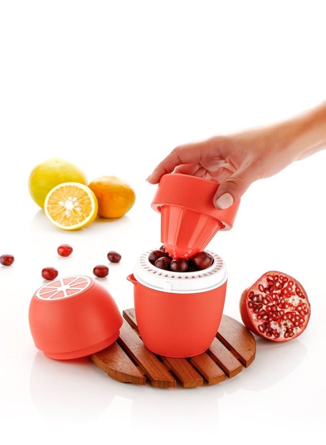 Clazkit Manual Hand Press Juicer - Citrus & Fruit Juicer, Hand Squeezer, Oranges, Sweet lime (Color May Vary) - Image 2